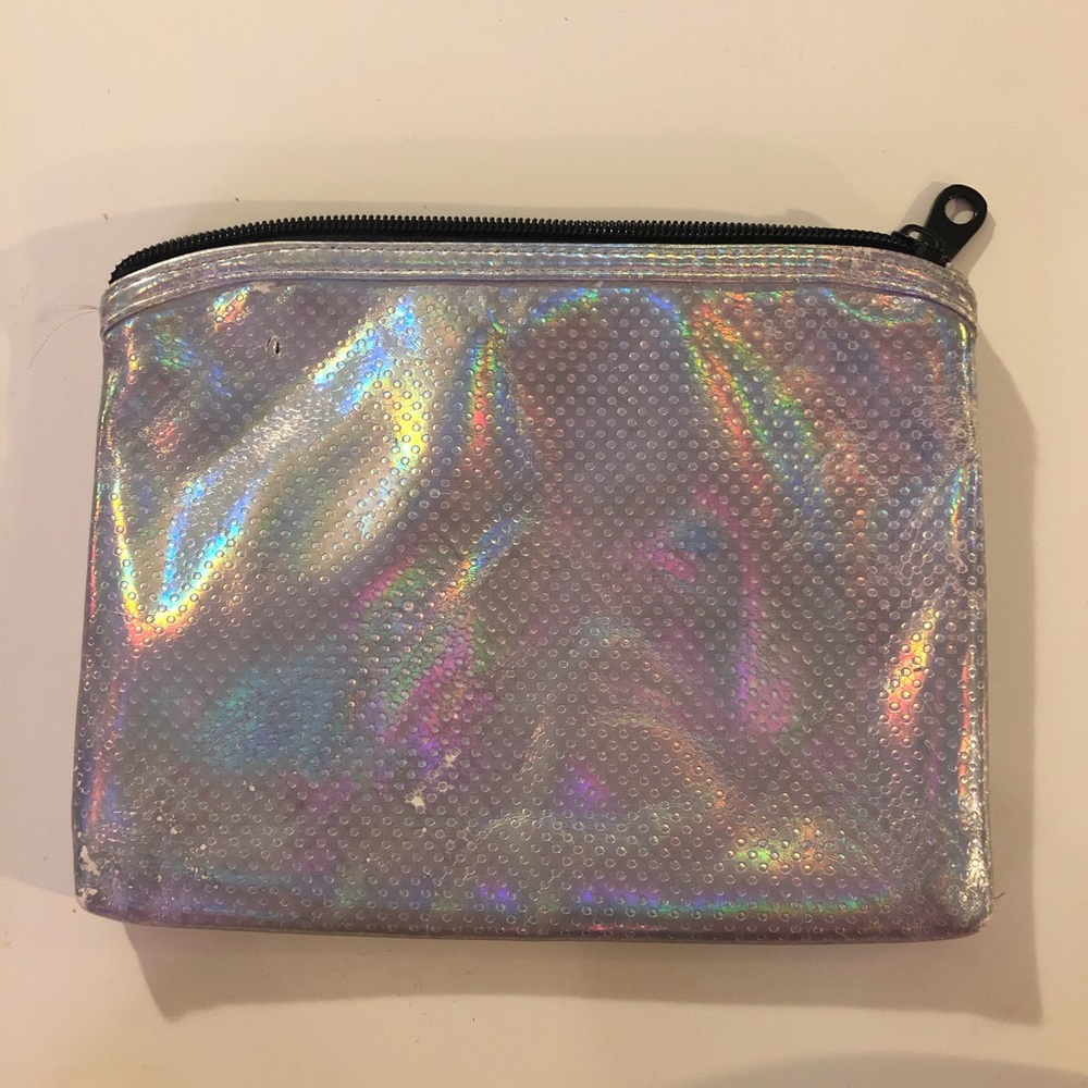 iridescent makeup/pencil pouch